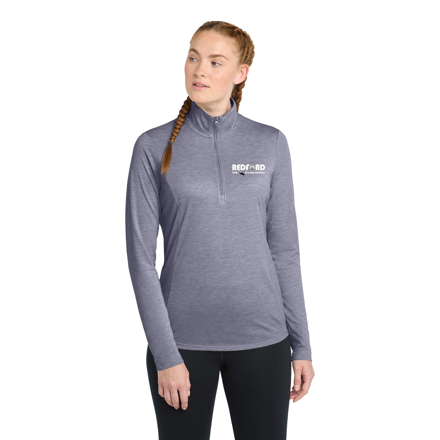 Women's Sport-Tek PosiCharge Tri-Blend Wicking 1/4-Zip Pullover Sweatshirt