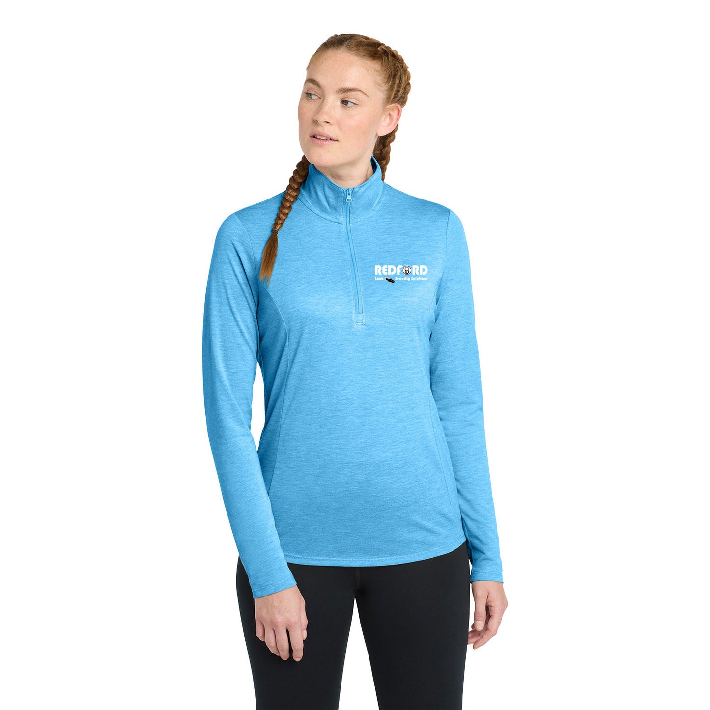 Women's Sport-Tek PosiCharge Tri-Blend Wicking 1/4-Zip Pullover Sweatshirt